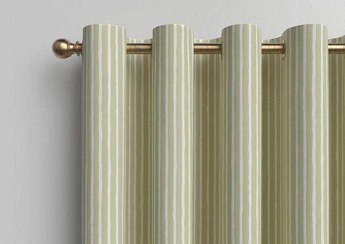 Vintage Stripe, Sage - Made to Measure Curtains - Image 12